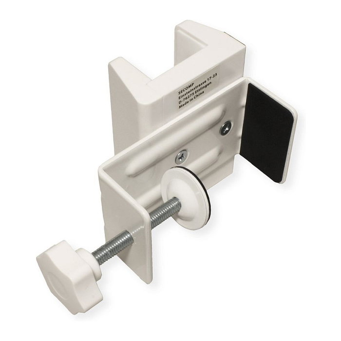 VALUE Abrazadera para pata de mesa para regleta de enchufes, blanco VALUE Abrazadera para pata de mesa para regleta de enchufes, blanco