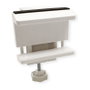 VALUE Abrazadera para pata de mesa para regleta de enchufes, blanco