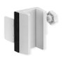 VALUE Abrazadera para pata de mesa para regleta de enchufes, blanco