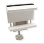 VALUE VALUE 19.99.3233 Abrazadera de Fijación para Regleta de Enchufes de Escritorio, Blanco, Soporte Pasivo (100x82x129 mm, 375.2 g)