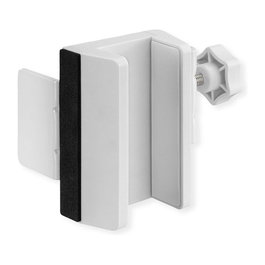 VALUE VALUE 19.99.3233 Abrazadera de Fijación para Regleta de Enchufes de Escritorio, Blanco, Soporte Pasivo (100x82x129 mm, 375.2 g)