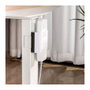 VALUE Abrazadera para pata de mesa para regleta de enchufes, blanco