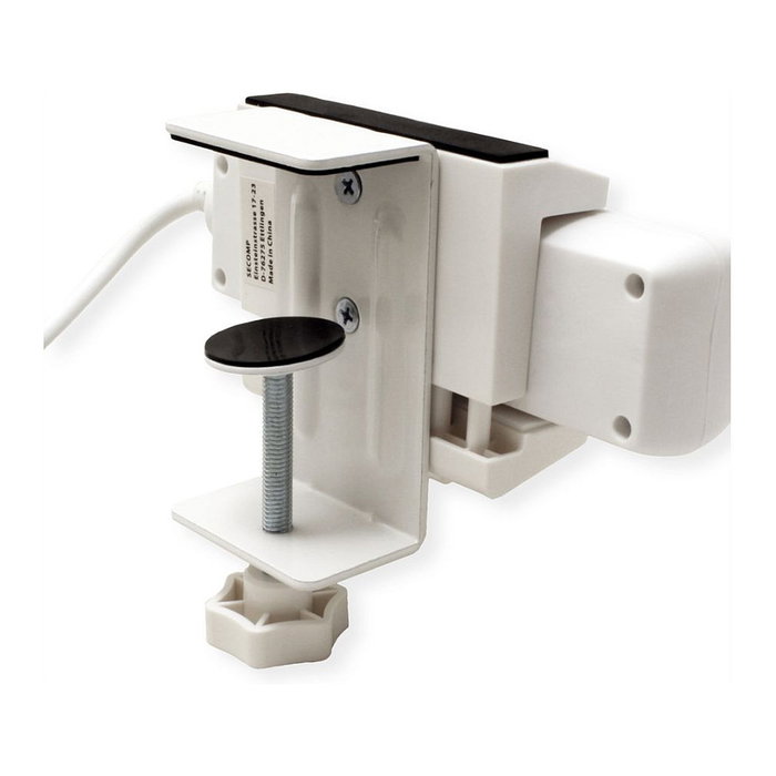 VALUE Abrazadera para pata de mesa para regleta de enchufes, blanco VALUE Abrazadera para pata de mesa para regleta de enchufes, blanco