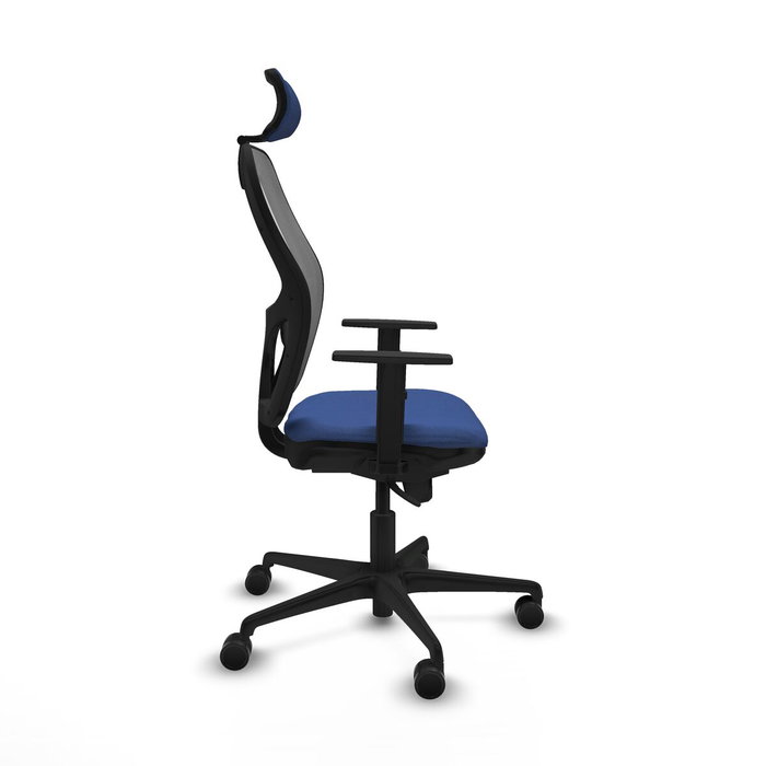 PIQUERAS Y CRESPO Silla de oficina Jorquera con mecanismo Sincro, Azul marino y Gris PIQUERAS Y CRESPO Silla de oficina Jorquera con mecanismo Sincro, Azul marino y Gris