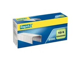 Rapid Grapas 10/4 mm Galvanizada Caja de 5000 Unidades
