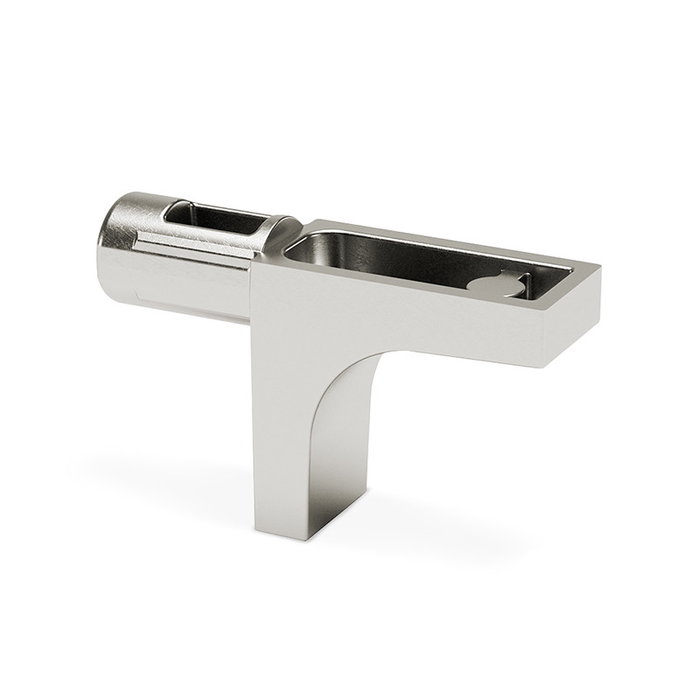 ITALIANA FERRAMENTA Soporte Estante Cristal K-Line Acabado Níquel Set 100 ITALIANA FERRAMENTA Soporte Estante Cristal K-Line Acabado Níquel Set 100