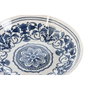 DKD Home Decor Set de Vajilla Etnica Azul de 18 Piezas