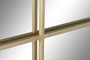 DKD Home Decor Espejo Ventana Dorado de Hierro y Cristal 122x122 cm