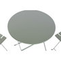 DKD Home Decor Conjunto de Muebles de Jardín de 3 Piezas en Metal Verde