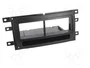 METRA Bastidor de montaje de radio para Suzuki Aerio 2005-2007, 1 DIN, Negro Mate