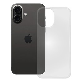 PEDEA 50160986 Funda TPU Transparente para Apple iPhone 16 - Resistente a Impactos y Rayones - Compatible con Pantalla de 6.1 Pulgadas