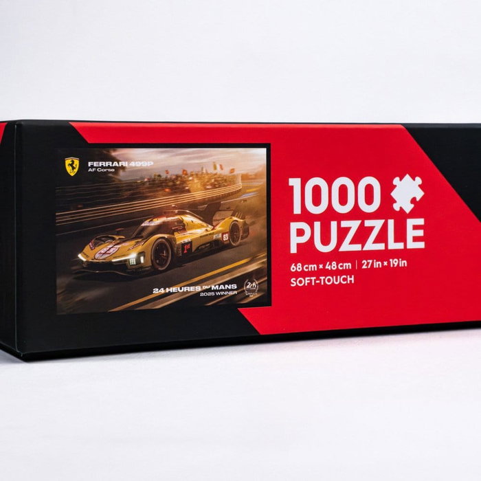 Automobilist Ferrari AF Corse Puzzle 499P 24 Heures du Mans 2025 Winner (1000 piezas) 48 x 68 cm