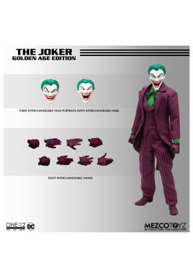 Mezco Toyz The Joker Golden Age Edition Figura 1:12 DC Universe One:12 Collective