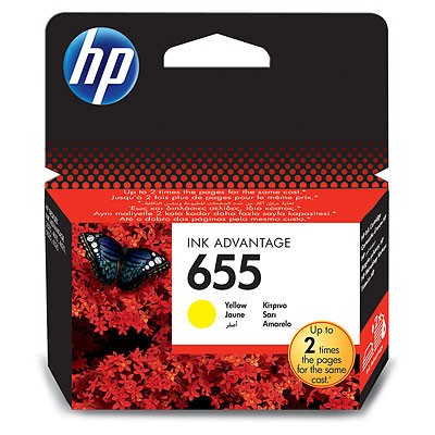 HP 655 Cartucho de Tinta Original Amarillo HP 655 Cartucho de Tinta Original Amarillo
