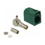 DeLOCK 89717 Conector coaxial FAKRA E macho de 90°