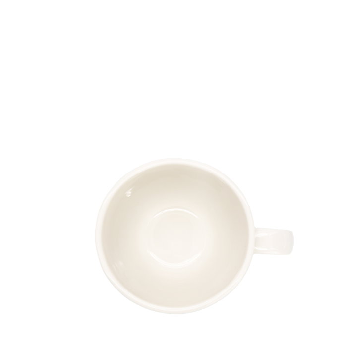 Summa Taza Barista Blanco 27 cl para Té de Porcelana (Set de 6)