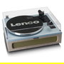 Lenco LS-440BUBG - Tocadiscos Vinilo con 4 Altavoces Integrados, Plato Giratorio