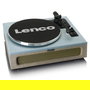 Lenco LS-440BUBG - Tocadiscos Vinilo con 4 Altavoces Integrados, Plato Giratorio