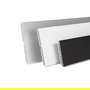 ALK System Zócalo Rodapié Zesio PVC/Aluminio y Melamina Muebles Cocina 3,95M Altura 147mm Junta Antihumedad Plata/Blanco/Negro Mate
