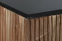 DKD Home Decor Buffet de Acacia y Mármol Negro y Natural 175x40x76