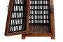 DKD Home Decor Portavelas de Mango y Metal Negro y Natural 15x15x26 cm