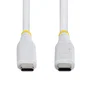 StarTech.com Cable USB-C USB4 Gen 3x2 de 1m, 40 Gbps, 240W, Blanco