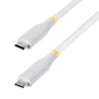 StarTech.com Cable USB-C USB4 Gen 3x2 de 1m, 40 Gbps, 240W, Blanco