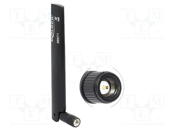 DeLOCK Antena LTE 88571 Omnidireccional RP-SMA Negra