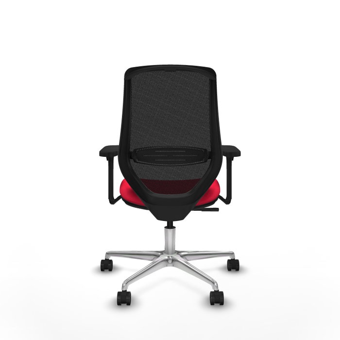 PIQUERAS Y CRESPO Silla de oficina Mardos con mecanismo Sincro, Rojo y Negro PIQUERAS Y CRESPO Silla de oficina Mardos con mecanismo Sincro, Rojo y Negro
