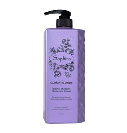 Glossy Blonde, Rico en minerales, Champú para coloración del cabello, Para cabello rubio,  Blonde, 1000 ml