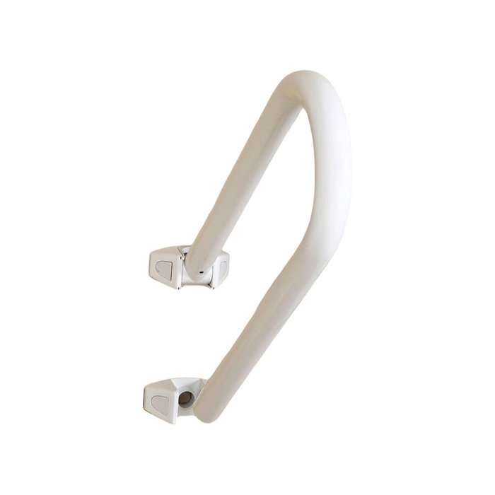 Basics Asa de seguridad giratoria, aluminio blanco, 52,5 x 21 x 20 cm