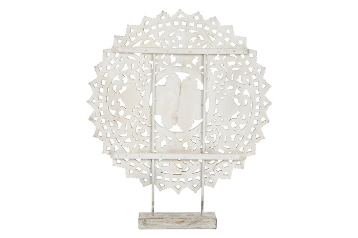 DKD Home Decor Escultura Carving & mirrors 23 Madera Tallada a Mano 14 x 108 x 88 cm