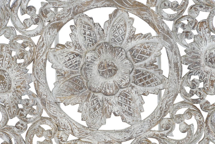 DKD Home Decor Escultura Carving & mirrors 23 Madera Tallada a Mano 14 x 108 x 88 cm