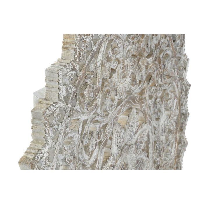 DKD Home Decor Escultura de Madera Tallada a Mano 88x14x108 cm