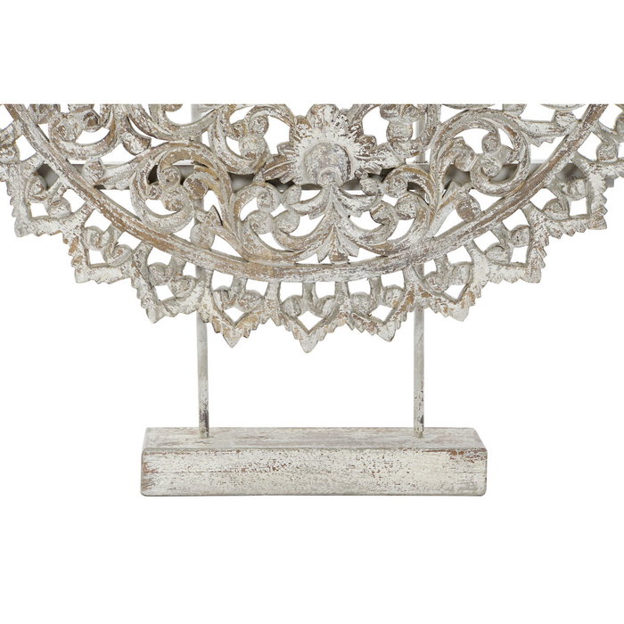 DKD Home Decor Escultura de Madera Tallada a Mano 88x14x108 cm