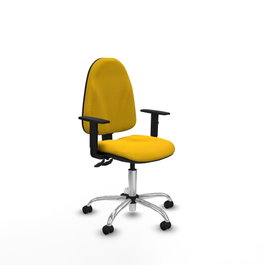 PIQUERAS Y CRESPO Silla de oficina Algarra Amarillo