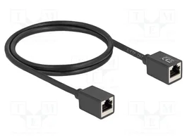 DeLOCK 90325 Prolongador Ethernet Cat 6a S/FTP 1 m RJ45 Hembra-Hembra