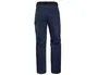 Deltaplus Pantalón de trabajo Panostyle® cintura ajustable 5 bolsillos color azul naranja talla M