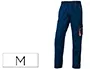 Deltaplus Pantalón de trabajo Panostyle® cintura ajustable 5 bolsillos color azul naranja talla M