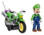 Super Mario Galaxy: la película Figura con Motocicleta de Retroceso Luigi 6 cm