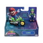 Jakks Pacific Figura Luigi con Vehículo Super Mario 6,35 cm - 9 Puntos de Articulación