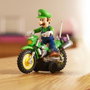 Jakks Pacific Figura Luigi con Vehículo Super Mario 6,35 cm - 9 Puntos de Articulación