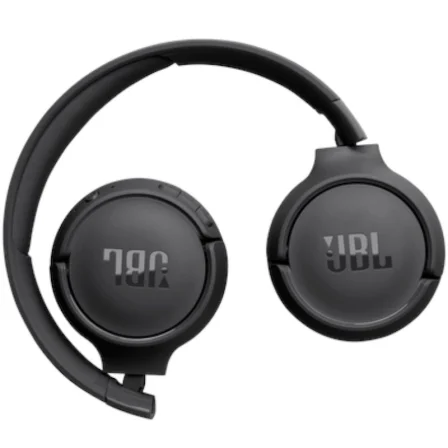 JBL Tune 520BT - Auriculares Inalámbricos Supraaurales Bluetooth 5.3, Sonido Pure Bass, Autonomía 57h, Negro