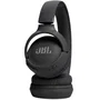JBL Tune 520BT - Auriculares Inalámbricos Supraaurales Bluetooth 5.3, Sonido Pure Bass, Autonomía 57h, Negro