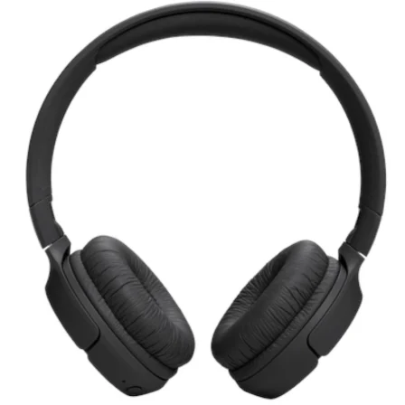 JBL Tune 520BT - Auriculares Inalámbricos Supraaurales Bluetooth 5.3, Sonido Pure Bass, Autonomía 57h, Negro