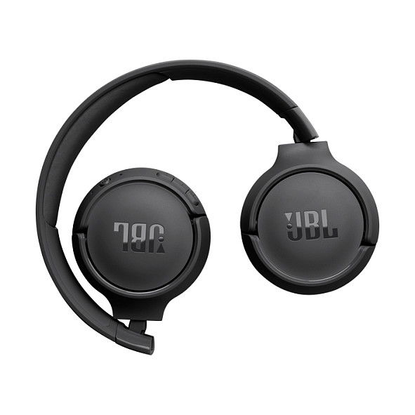 JBL Auriculares Tune 520BT Inalámbricos Bluetooth, Diadema Plegable, 57 Horas de Batería, Negro, JBLT520BTBLKEU