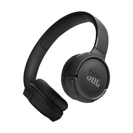 JBL Auriculares Tune 520BT Inalámbricos Bluetooth, Diadema Plegable, 57 Horas de Batería, Negro, JBLT520BTBLKEU