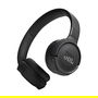 JBL Auriculares Tune 520BT Inalámbricos Bluetooth, Diadema Plegable, 57 Horas de Batería, Negro, JBLT520BTBLKEU