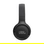 JBL Auriculares Tune 520BT Inalámbricos Bluetooth, Diadema Plegable, 57 Horas de Batería, Negro, JBLT520BTBLKEU