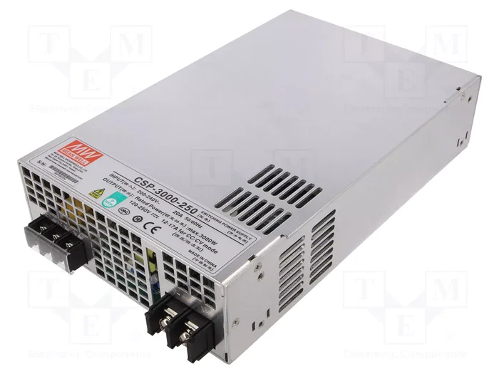 MEAN WELL CSP-3000-250 Alimentador de impulso programable 3kW 250V DC MEAN WELL CSP-3000-250 Alimentador de impulso programable 3kW 250V DC